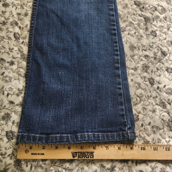 Harley Davidson Jeans Size 12 Mid Rise Boot Med Wash - Picture 15 of 15